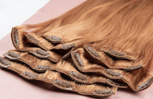 Load image into Gallery viewer, Burgundy Clip-In Hair Extensions-24&quot;-220g-Luisant Hair