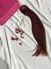 Load image into Gallery viewer, Burgundy Clip-In Hair Extensions-24&quot;-220g-Luisant Hair