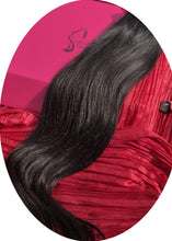 Load image into Gallery viewer, Medium Black-Clip In Hair-20&quot;-180g